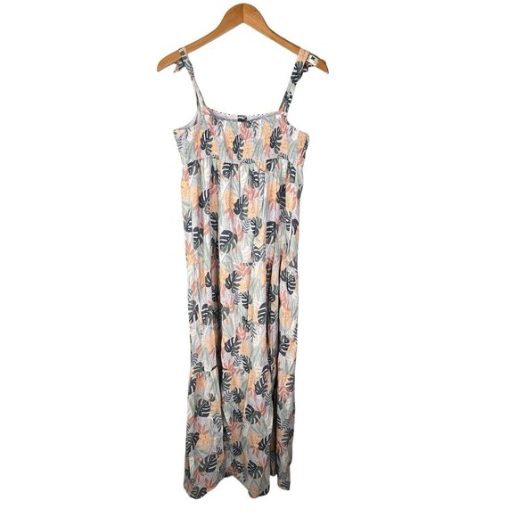 LAUREN CONRAD Women's Lavender Tie Strap Botanical Dress Small - Picture 6 of 6